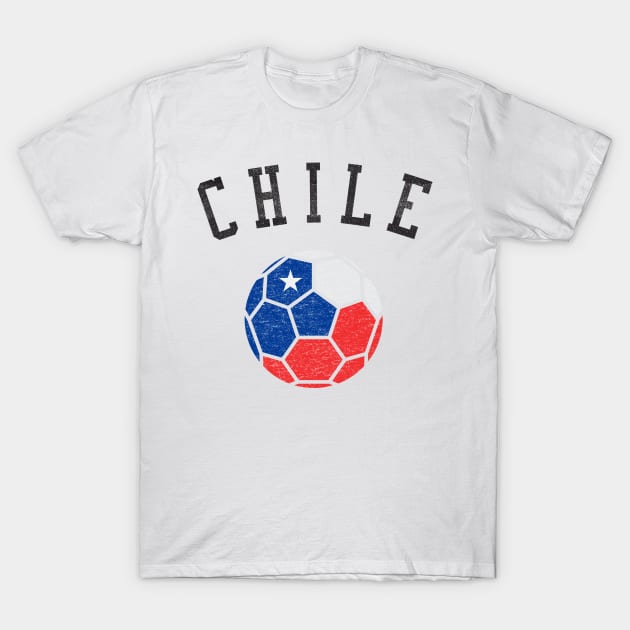 Chile Soccer Team Heritage Flag T-Shirt by ryanjaycruz